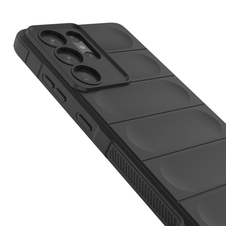 For Samsung Galaxy S21 Ultra  5G Magic Shield TPU + Flannel Phone Case(Dark Blue) - Galaxy S21 Ultra 5G Cases by buy2fix | Online Shopping UK | buy2fix