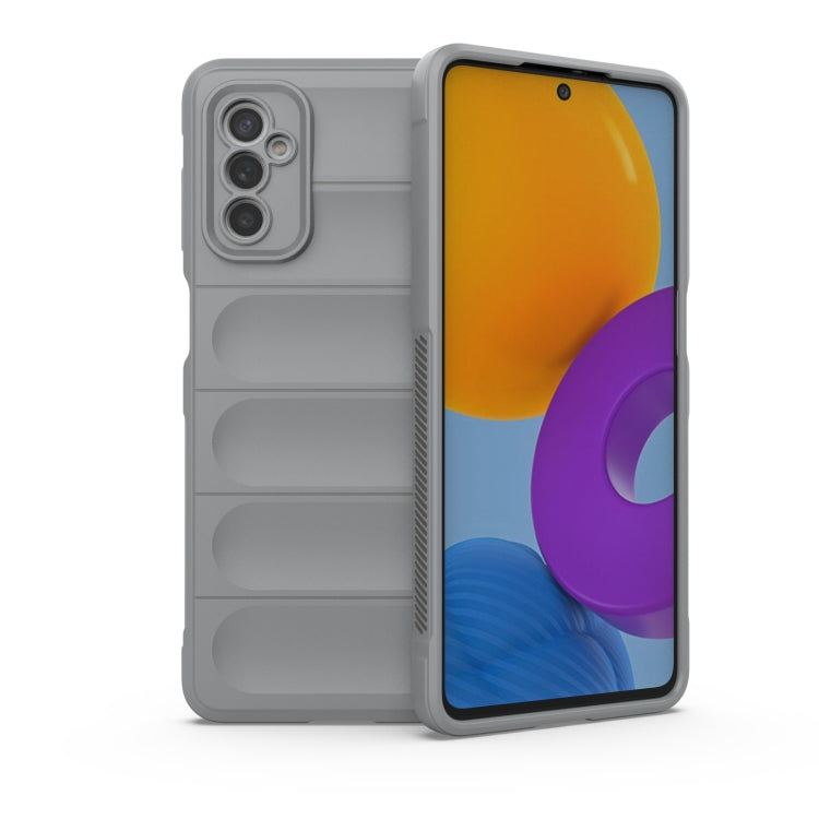 For Samsung Galaxy M52 5G Magic Shield TPU + Flannel Phone Case(Grey) - Galaxy Phone Cases by buy2fix | Online Shopping UK | buy2fix
