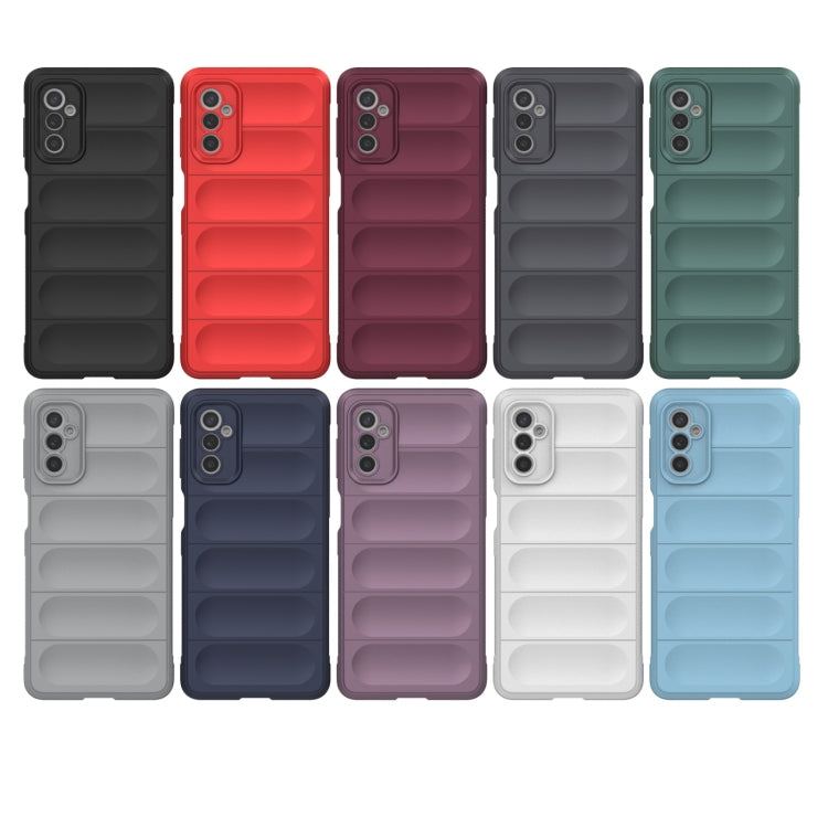 For Samsung Galaxy M52 5G Magic Shield TPU + Flannel Phone Case(Grey) - Galaxy Phone Cases by buy2fix | Online Shopping UK | buy2fix