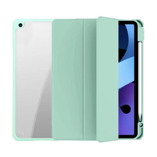 For iPad 10.2 2021 / 2020 / 2019 Mutural Pinyue Series Smart Leather Tablet Case(Mint Green) - iPad 10.2 Cases by Mutural | Online Shopping UK | buy2fix