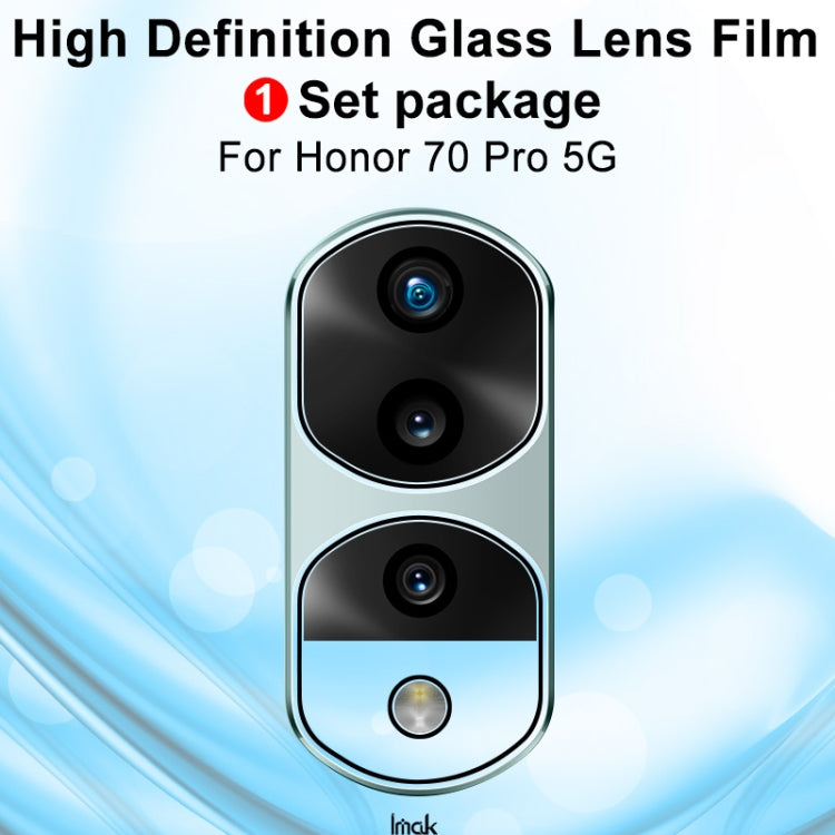 For Honor 70 Pro 5G / 70 Pro+ 5G IMAK Rear Camera Glass Lens Film, 1 Set Package - Honor Tempered Glass by imak | Online Shopping UK | buy2fix