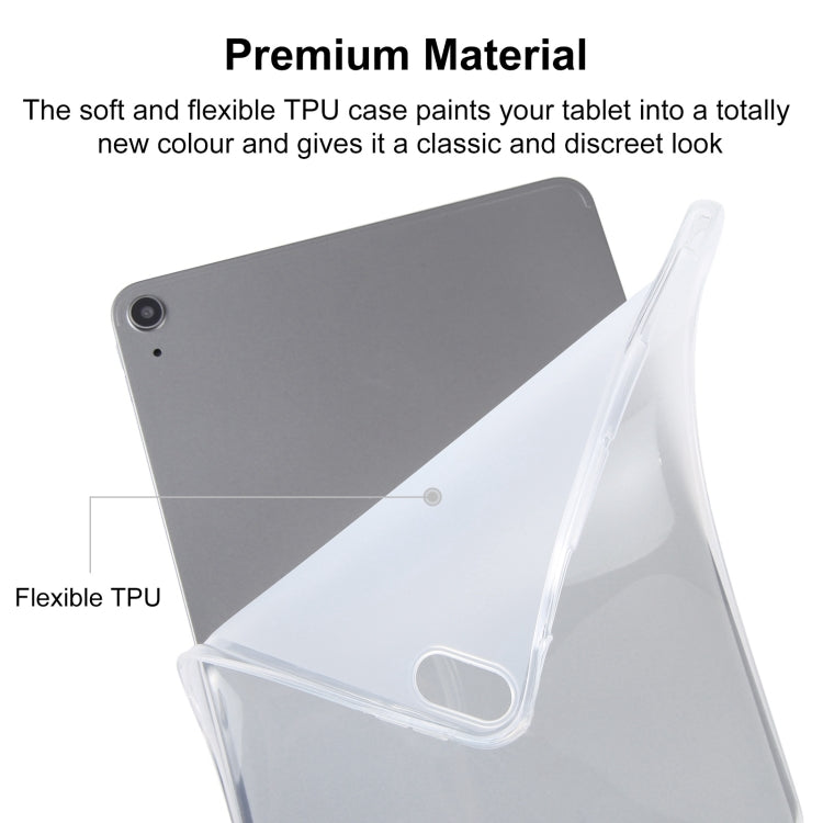 TPU Tablet Case For iPad Air 11 2024 / Air 2020 / 2022 10.9 (Frosted Clear) - iPad Air (2022) / (2020) 10.9 Cases by buy2fix | Online Shopping UK | buy2fix