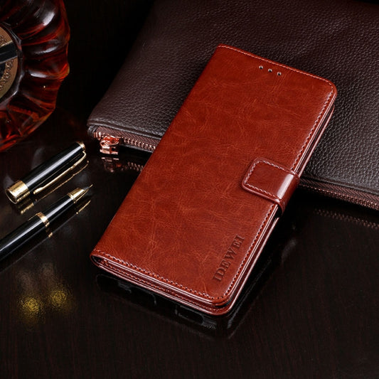 For Huawei P40 Pro idewei Crazy Horse Texture Horizontal Flip Leather Case with Holder & Card Slots & Wallet(Brown) - Huawei Cases by idewei | Online Shopping UK | buy2fix