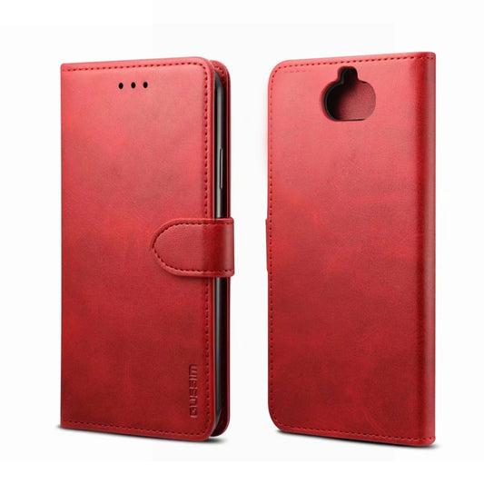 For Sony Xperia 8 / Xperia 20 GUSSIM Business Style Horizontal Flip Leather Case with Holder & Card Slots & Wallet(Red) - Sony Cases by GUSSIM | Online Shopping UK | buy2fix