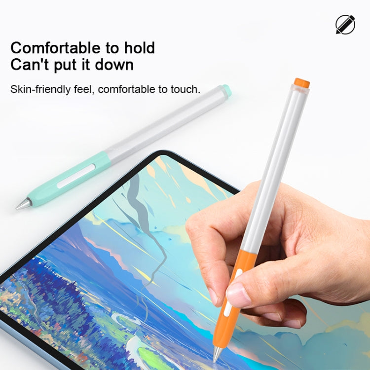 For Huawei M-Pencil 1 / 2 / 3 Universal Stylus Jelly Silicone Protective Cover(Orange) - Pencil Accessories by buy2fix | Online Shopping UK | buy2fix