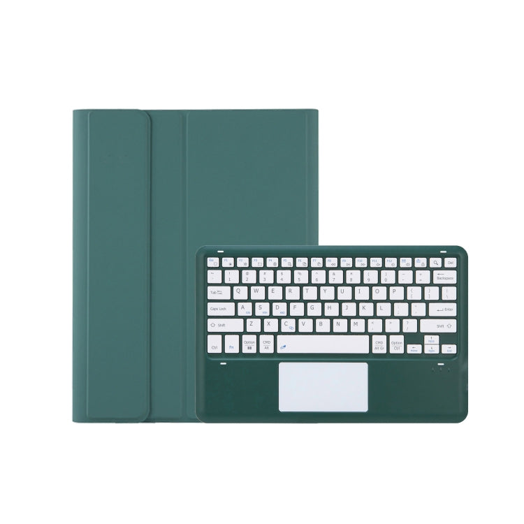 A0N4-A Detachable Sheep Pattern TPU Bluetooth Keyboard Tablet Leather Case with Touchpad For Xiaomi Pad 5 Pro 12.4(Dark Green) - More Tablet Cases by buy2fix | Online Shopping UK | buy2fix