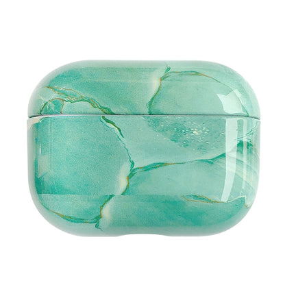 For AirPods Pro 2 Marble Pattern Wireless Earphone Protective Case(Malachite Green) - For AirPods Pro 2 by buy2fix | Online Shopping UK | buy2fix