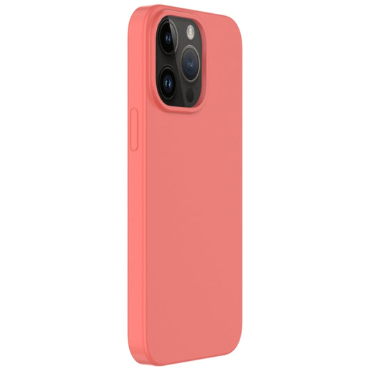 For iPhone 14 Pro Max Mutural Karen Series Liquid Silicone Magsafe Phone Case(Grapefruit Pink) - iPhone 14 Pro Max Cases by Mutural | Online Shopping UK | buy2fix