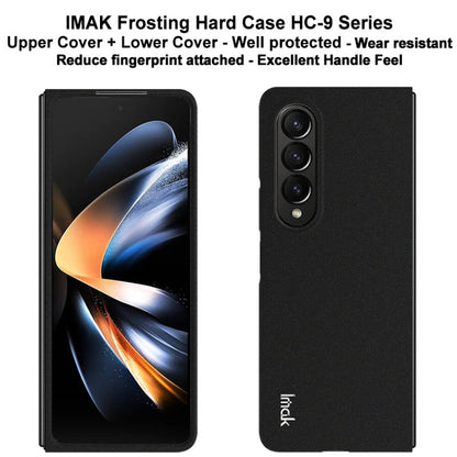 For Samsung Galaxy Z Fold4 imak HC-9 Series Frosted Hard Phone Case(Black) - Galaxy Z Fold4 5G Cases by imak | Online Shopping UK | buy2fix