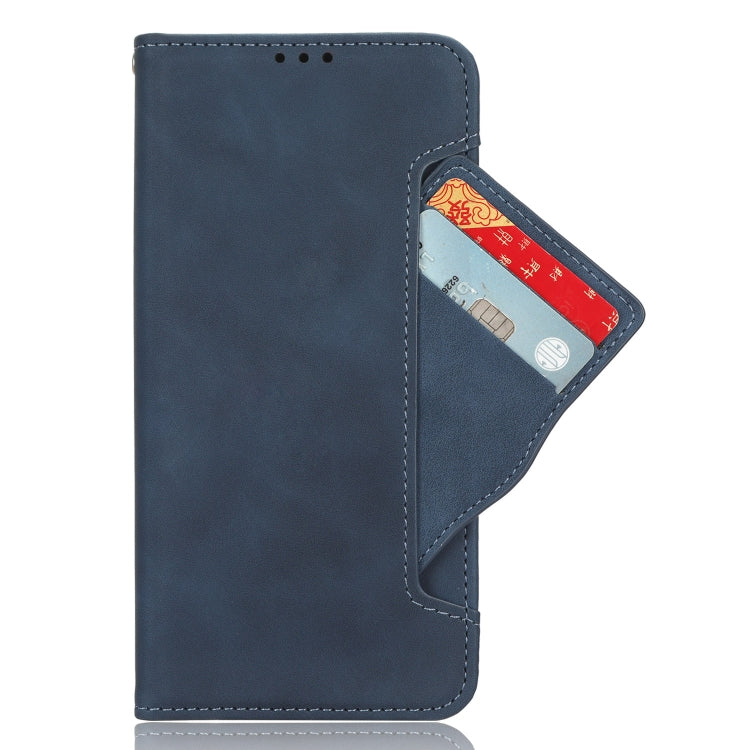 For Blackview BV7100 Skin Feel Calf Texture Card Slots Leather Phone Case(Blue) - More Brand by buy2fix | Online Shopping UK | buy2fix