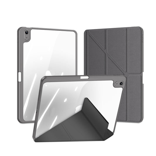 For iPad 10th Gen 10.9 2022 DUX DUCIS Magi Series Smart Leather Tablet Case(Grey) - iPad 10th Gen 10.9 Cases by DUX DUCIS | Online Shopping UK | buy2fix