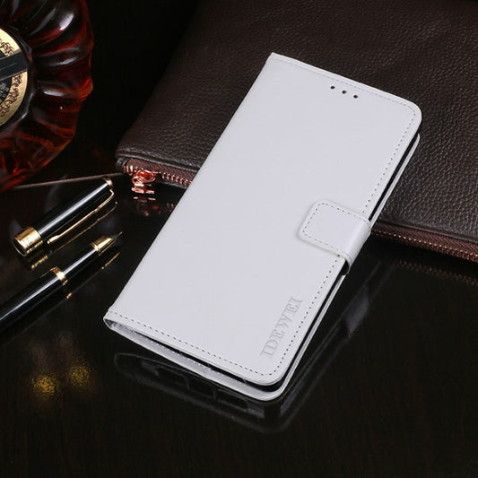 For Huawei Honor 30S idewei Crazy Horse Texture Horizontal Flip Leather Case with Holder & Card Slots & Wallet(White) - Honor Cases by idewei | Online Shopping UK | buy2fix