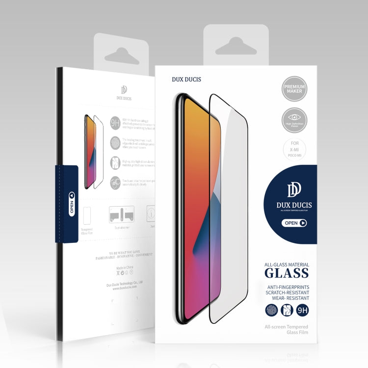 For Xiaomi Poco M5 10pcs DUX DUCIS 0.33mm 9H Medium Alumina Tempered Glass Film -  by DUX DUCIS | Online Shopping UK | buy2fix