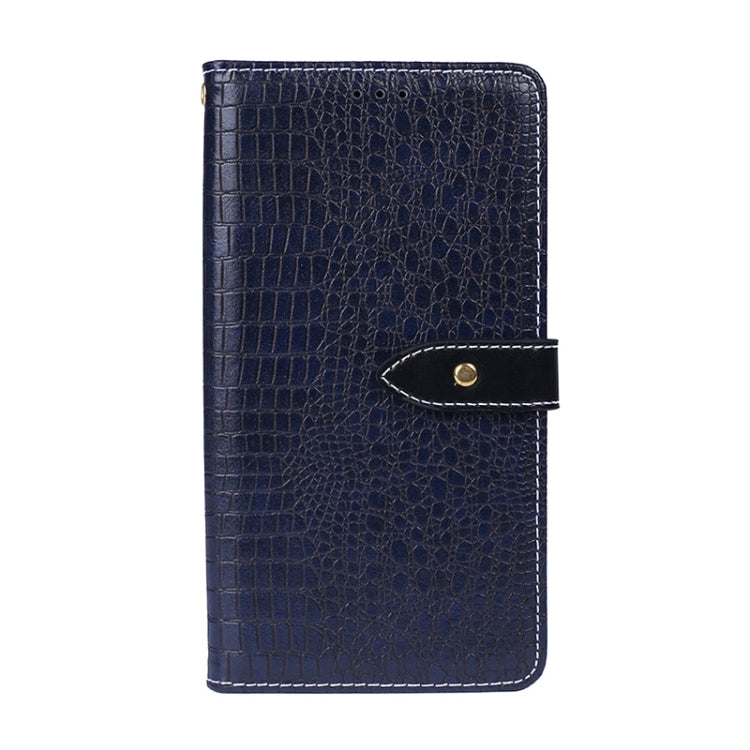 For Doogee X90 idewei Crocodile Texture Horizontal Flip Leather Case with Holder & Card Slots & Wallet(Dark Blue) - More Brand by idewei | Online Shopping UK | buy2fix