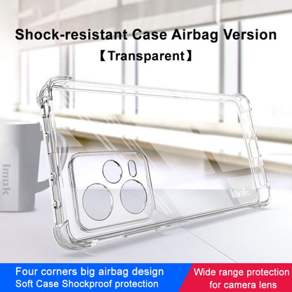 For Xiaomi Redmi Note 12 Pro+ 5G China/Indian imak Shockproof Airbag TPU Phone Case(Transparent) - Xiaomi Cases by imak | Online Shopping UK | buy2fix