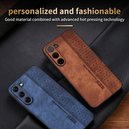 For Samsung Galaxy S23 5G AZNS 3D Embossed Skin Feel Phone Case(Brown) - Galaxy S23 5G Cases by AZNS | Online Shopping UK | buy2fix