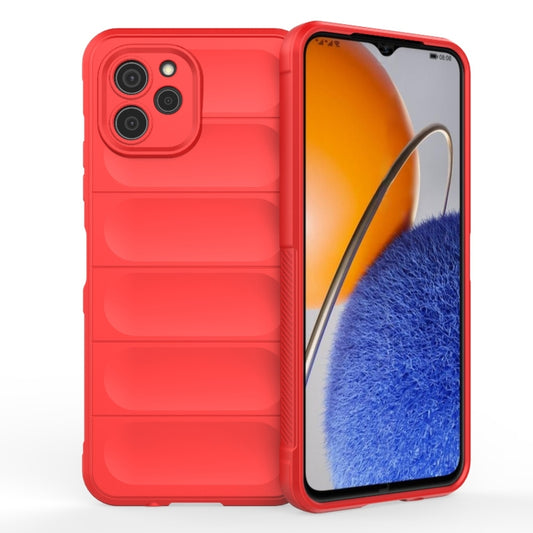 For Huawei nova Y61 Magic Shield TPU + Flannel Phone Case(Red) - Huawei Cases by buy2fix | Online Shopping UK | buy2fix