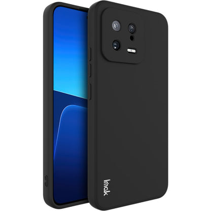 For Xiaomi 13 5G IMAK UC-4 Series Straight Edge TPU Soft Phone Case(Black) - 13 Cases by imak | Online Shopping UK | buy2fix