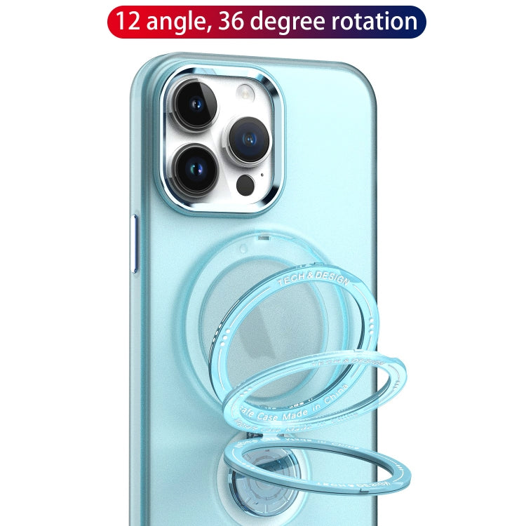 For iPhone 13 360 Degree Rotation Holder MagSafe Magnetic Phone Case(Black) - iPhone 13 Cases by buy2fix | Online Shopping UK | buy2fix