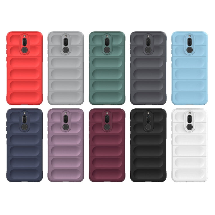 For Huawei Mate 10 Lite Magic Shield TPU + Flannel Phone Case(Light Blue) - Huawei Cases by buy2fix | Online Shopping UK | buy2fix