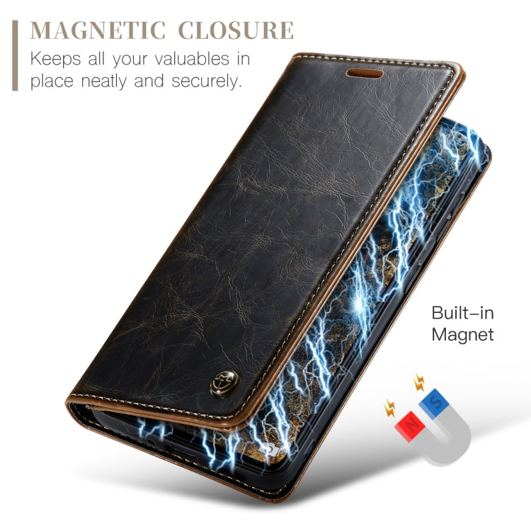 For Xiaomi Redmi Note 12 Pro 5G / Poco X5 Pro CaseMe 003 Crazy Horse Texture Leather Phone Case(Coffee) - Xiaomi Cases by CaseMe | Online Shopping UK | buy2fix