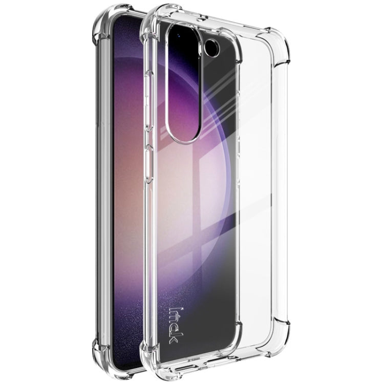 For Samsung Galaxy S23 5G imak Shockproof Airbag TPU Phone Case(Transparent) - Galaxy S23 5G Cases by imak | Online Shopping UK | buy2fix