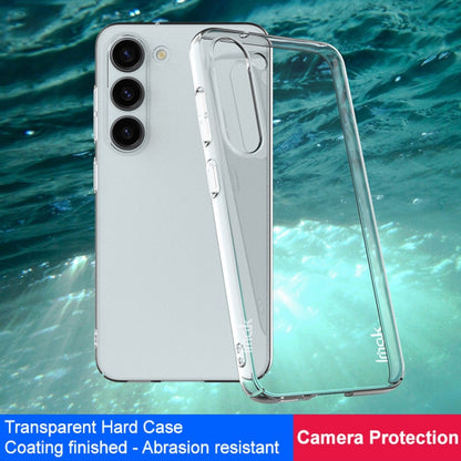 For Samsung Galaxy S23 5G imak Wing II Pro Series Wear-resisting Crystal Phone Case(Transparent) - Galaxy S23 5G Cases by imak | Online Shopping UK | buy2fix