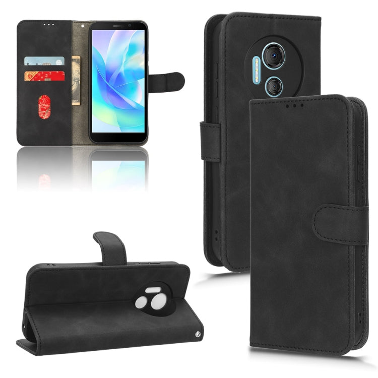 For Doogee X97 / X97 Pro Skin Feel Magnetic Flip Leather Phone Case(Black) - Doogee Cases by buy2fix | Online Shopping UK | buy2fix