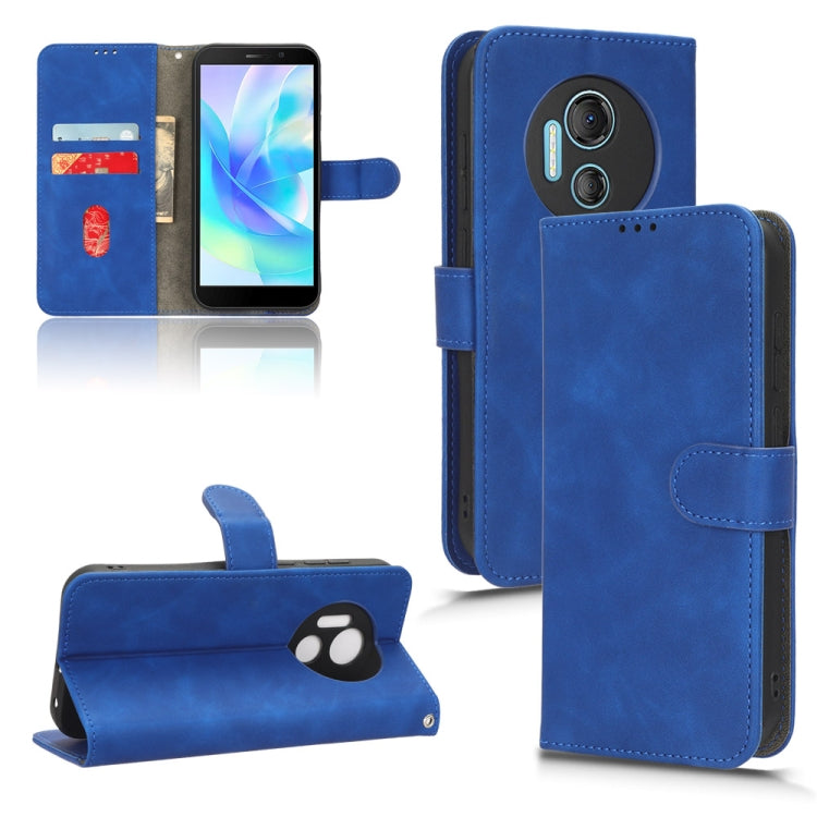 For Doogee X97 / X97 Pro Skin Feel Magnetic Flip Leather Phone Case(Blue) - Doogee Cases by buy2fix | Online Shopping UK | buy2fix