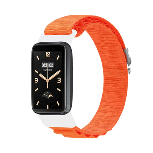 For Xiaomi Mi Band 7 Pro Loop Nylon Watch Band(Orange) - Watch Bands by buy2fix | Online Shopping UK | buy2fix