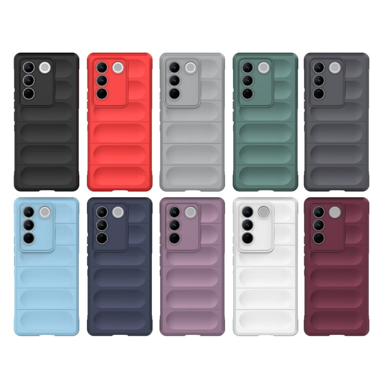 For vivo S16 Pro 5G Magic Shield TPU + Flannel Phone Case(White) - vivo Cases by buy2fix | Online Shopping UK | buy2fix