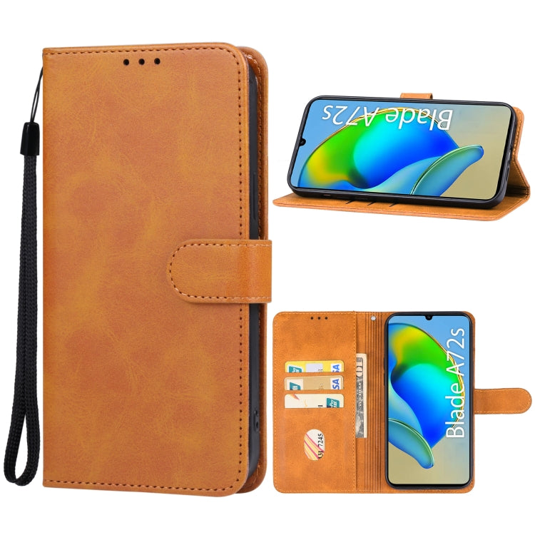 For ZTE Blade A72s Leather Phone Case(Brown) - ZTE Cases by buy2fix | Online Shopping UK | buy2fix