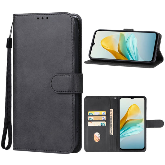 For ZTE Blade A53 Pro Leather Phone Case(Black) - ZTE Cases by buy2fix | Online Shopping UK | buy2fix