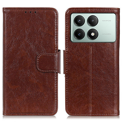For Xiaomi Redmi K70E / POCO X6 Pro Nappa Texture Horizontal Flip Leather Phone Case(Brown) - K70E Cases by buy2fix | Online Shopping UK | buy2fix
