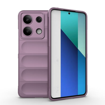 For Xiaomi Redmi Note 13 4G Global Magic Shield TPU + Flannel Phone Case(Purple) - Note 13 Cases by buy2fix | Online Shopping UK | buy2fix