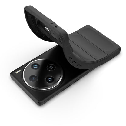 For vivo X100 Pro 5G Magic Shield TPU + Flannel Phone Case(Purple) - X100 Pro Cases by buy2fix | Online Shopping UK | buy2fix