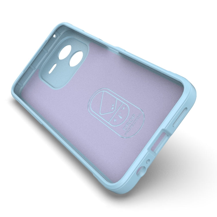 For vivo iQOO Z9X 5G Magic Shield TPU + Flannel Phone Case(Black) - vivo Cases by buy2fix | Online Shopping UK | buy2fix