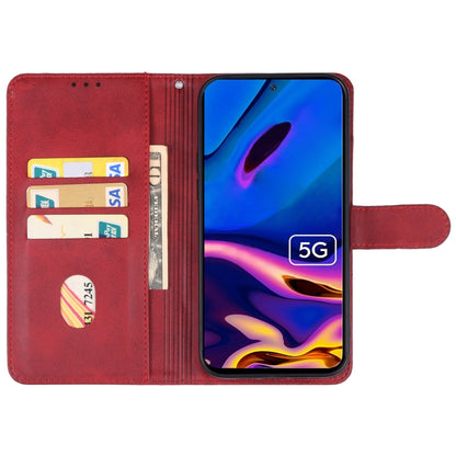 For Xiaomi Poco M6 Pro 4G Leather Phone Case(Red) - Xiaomi Cases by buy2fix | Online Shopping UK | buy2fix