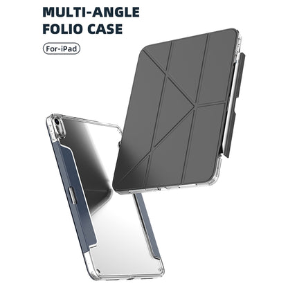 For iPad  Air 2022 / 2020 10.9 Mutural Deformation Stand Smart Leather Tablet Case(Grey) - iPad Air (2022) / (2020) 10.9 Cases by Mutural | Online Shopping UK | buy2fix