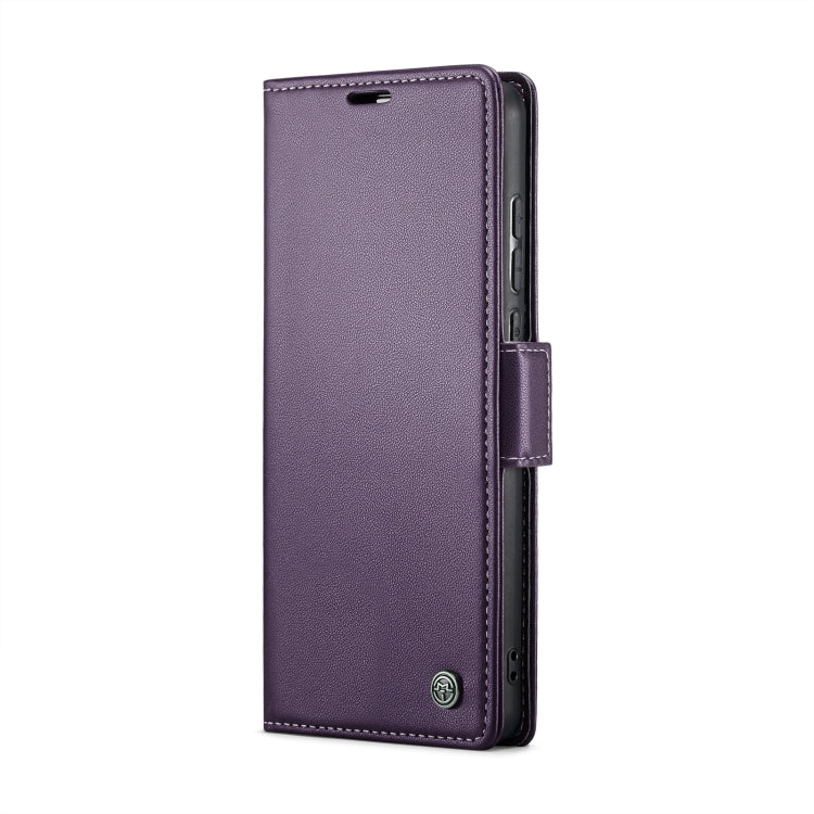 For Xiaomi Redmi 11A/12C CaseMe 023 Butterfly Buckle Litchi Texture RFID Anti-theft Leather Phone Case(Pearly Purple) - Xiaomi Cases by CaseMe | Online Shopping UK | buy2fix