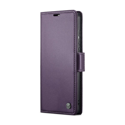 For Xiaomi Redmi 11A/12C CaseMe 023 Butterfly Buckle Litchi Texture RFID Anti-theft Leather Phone Case(Pearly Purple) - Xiaomi Cases by CaseMe | Online Shopping UK | buy2fix