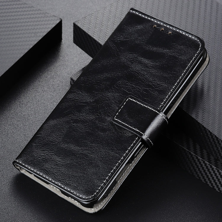 For Xiaomi Redmi 13C Retro Crazy Horse Texture Leather Phone Case(Black) - 13C Cases by buy2fix | Online Shopping UK | buy2fix