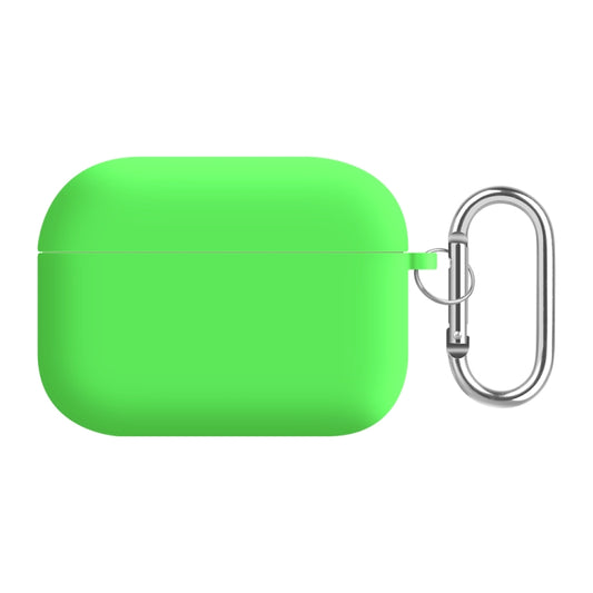 For AirPods Pro 2 PC Lining Silicone Bluetooth Earphone Protective Case(Fluorescent Green) - For AirPods Pro 2 by buy2fix | Online Shopping UK | buy2fix