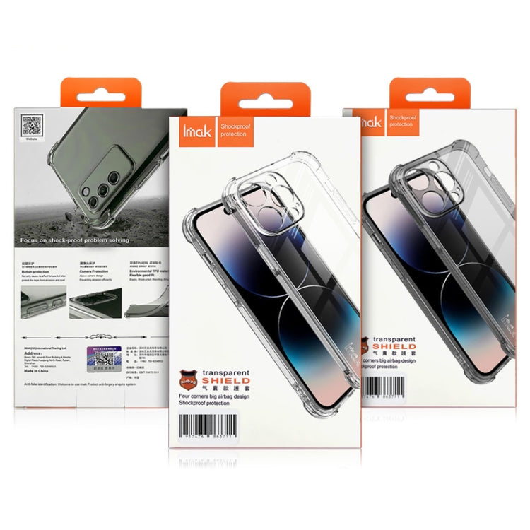 For Xiaomi 14 Pro 5G imak Shockproof Airbag TPU Phone Case(Transparent) - 14 Pro Cases by imak | Online Shopping UK | buy2fix