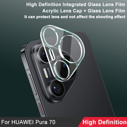 For Huawei Pura 70 imak Integrated Rear Camera Lens Tempered Glass Film - For Huawei by imak | Online Shopping UK | buy2fix