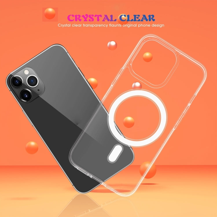 For iPhone 16 Pro MagSafe Clear Acrylic PC +TPU Phone Case(Transparent) - iPhone 16 Pro Cases by buy2fix | Online Shopping UK | buy2fix