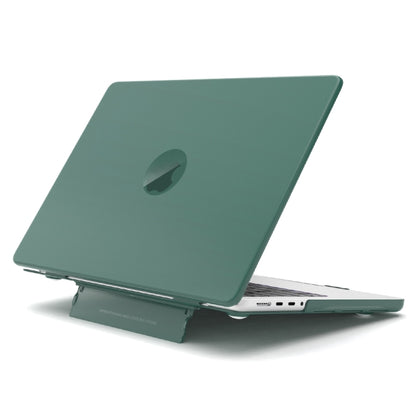 For MacBook Pro 16 inch A2141 Frosted Translucent Laptop Protective Case(Dark Green) - MacBook Pro Cases by buy2fix | Online Shopping UK | buy2fix