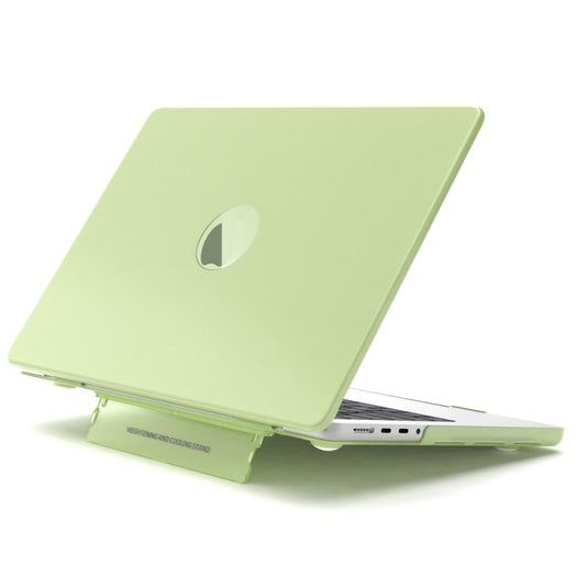 For MacBook Pro 16 inch A2141 Frosted Translucent Laptop Protective Case(Morandi Green) - MacBook Pro Cases by buy2fix | Online Shopping UK | buy2fix