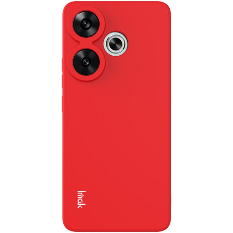 For Xiaomi Redmi Turbo 3 5G / Poco F6 5G IMAK UC-4 Series Straight Edge TPU Soft Phone Case(Red) - Xiaomi Cases by imak | Online Shopping UK | buy2fix