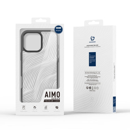 For iPhone 16 Pro DUX DUCIS Aimo Series  Frosted Feel Phone Case(Black) - iPhone 16 Pro Cases by DUX DUCIS | Online Shopping UK | buy2fix